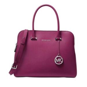 Michael Kors Houston purple Satchel Bag